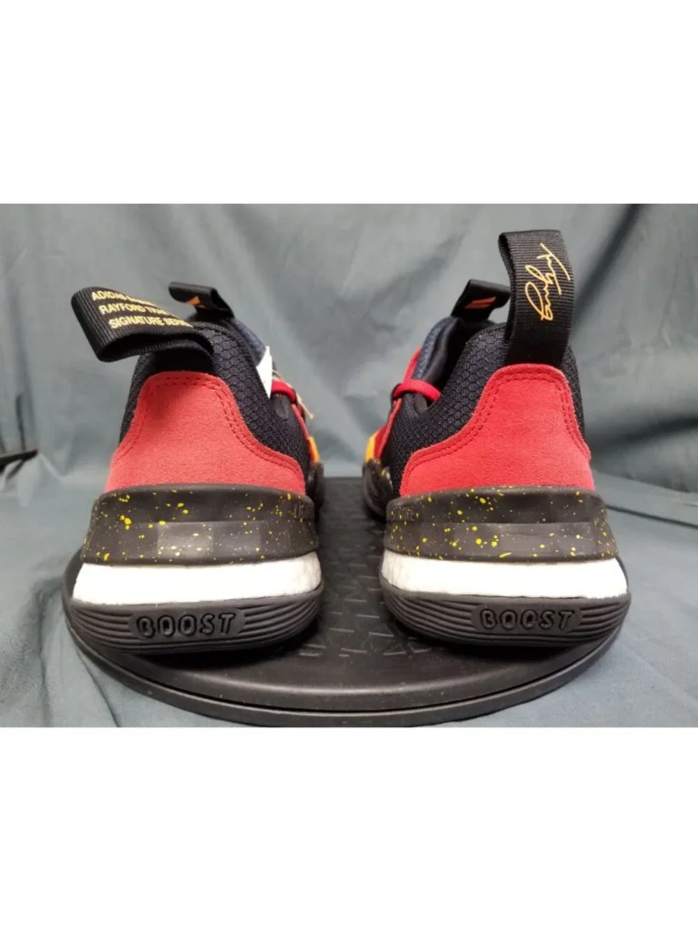 Adidas Trae Young 1 AtlantaHawks Black/Red/Yellow GY3772 Mens Size 9 NEW NoBOX!